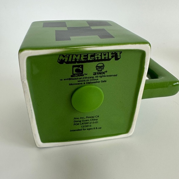 Minecraft Creeper‎ Ceramic Face Mug Tea Coffee Game Green Cup Mojang Jinx - Picture 3 of 5